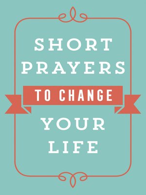 cover image of Short Prayers to Change Your Life